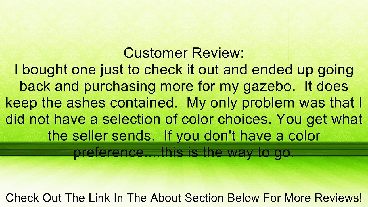 Windproof Ashtray - 4" Round Melamine Review