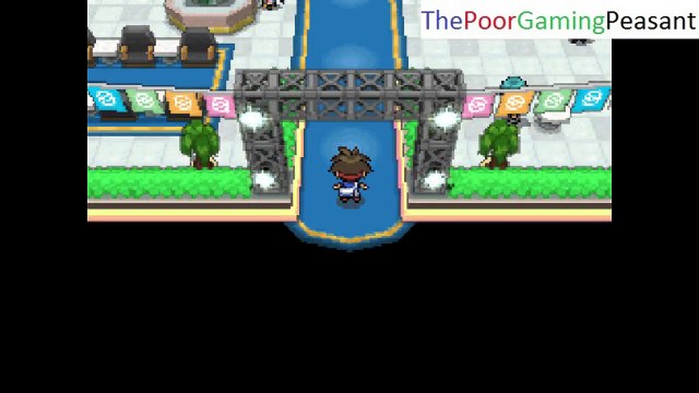 Cianwood City Fighting Type Pokemon Gym Leader Chuck VS Ash In A Pokemon Volt White 2 Pokemon Battle / Match