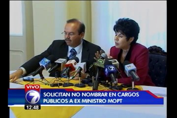 Diputados piden destitución de ministro de Ambiente y jerarca de CNE