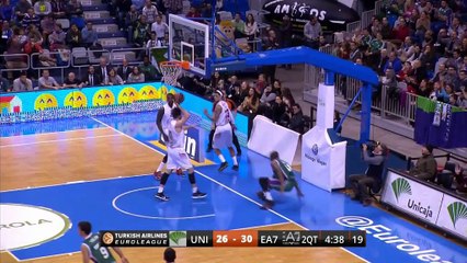 Top 16: Unicaja 77-84 Emporio Armani Milán