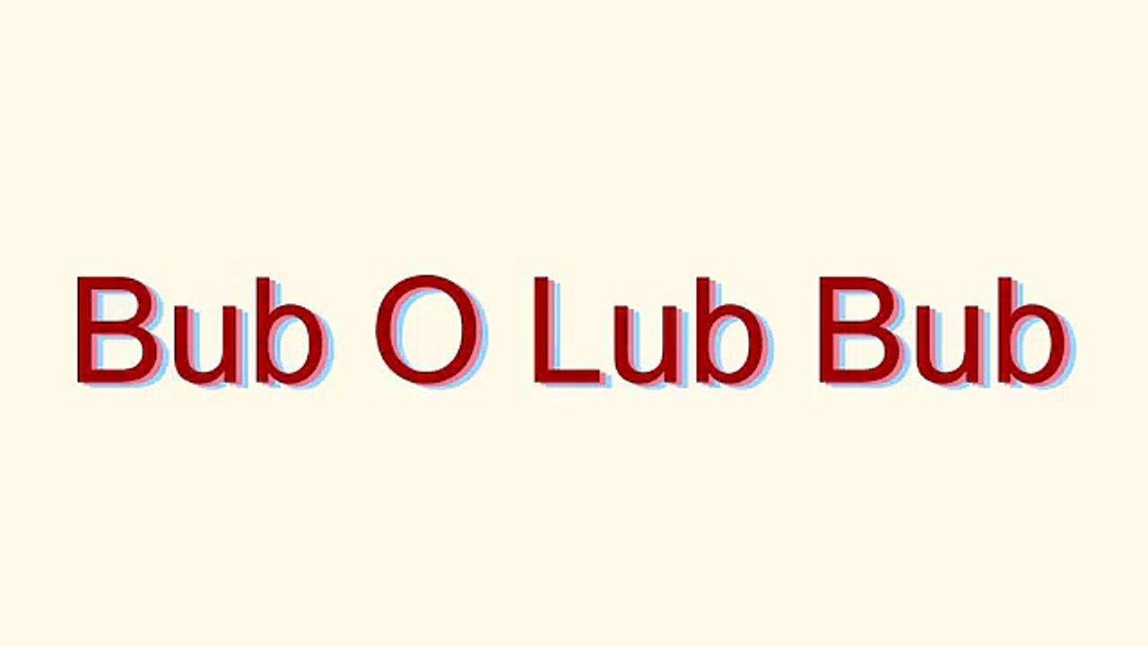 How to Pronounce Bub O Lub Bub
