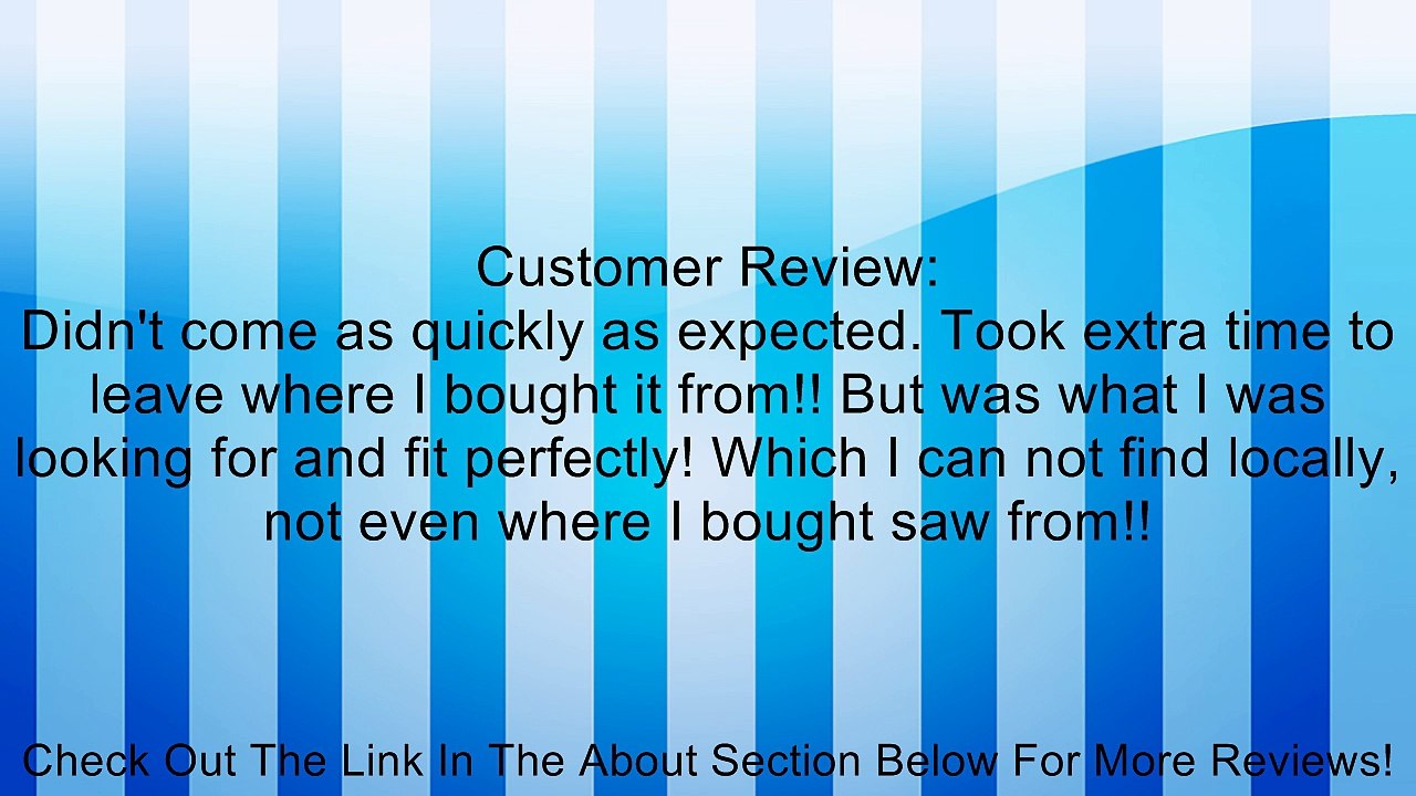 Jorgensen Miter Saw Blade 13-3/4 " 18 Tpi Review