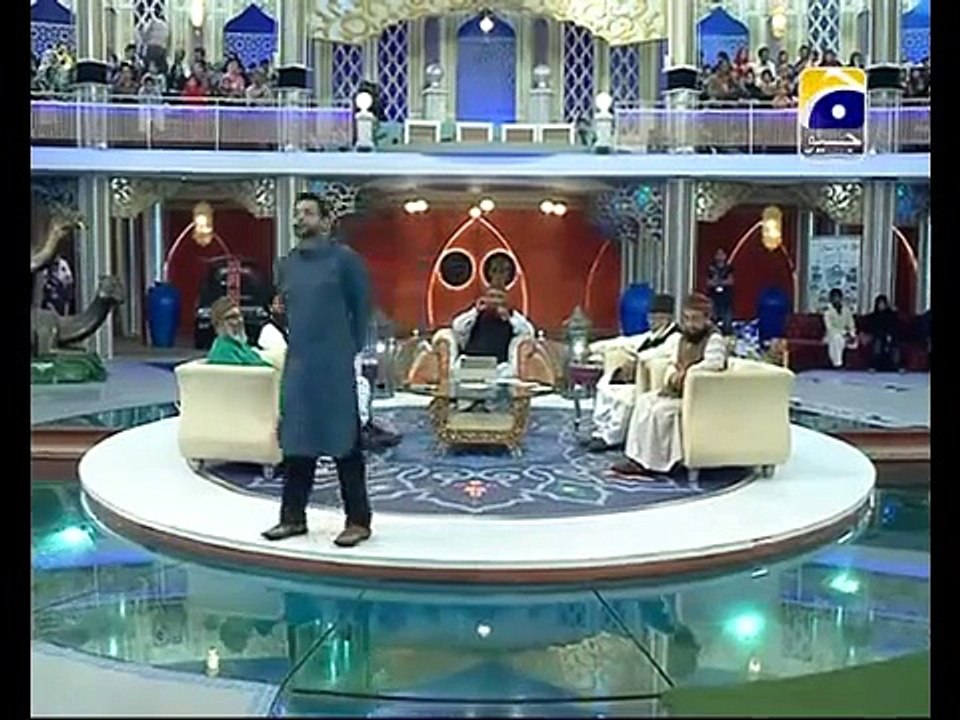 28th Iftari Aalam Aur Aalim Part 1 in Amaan Ramazan with Aamir Liaquat 1434h 7 8 2013 007