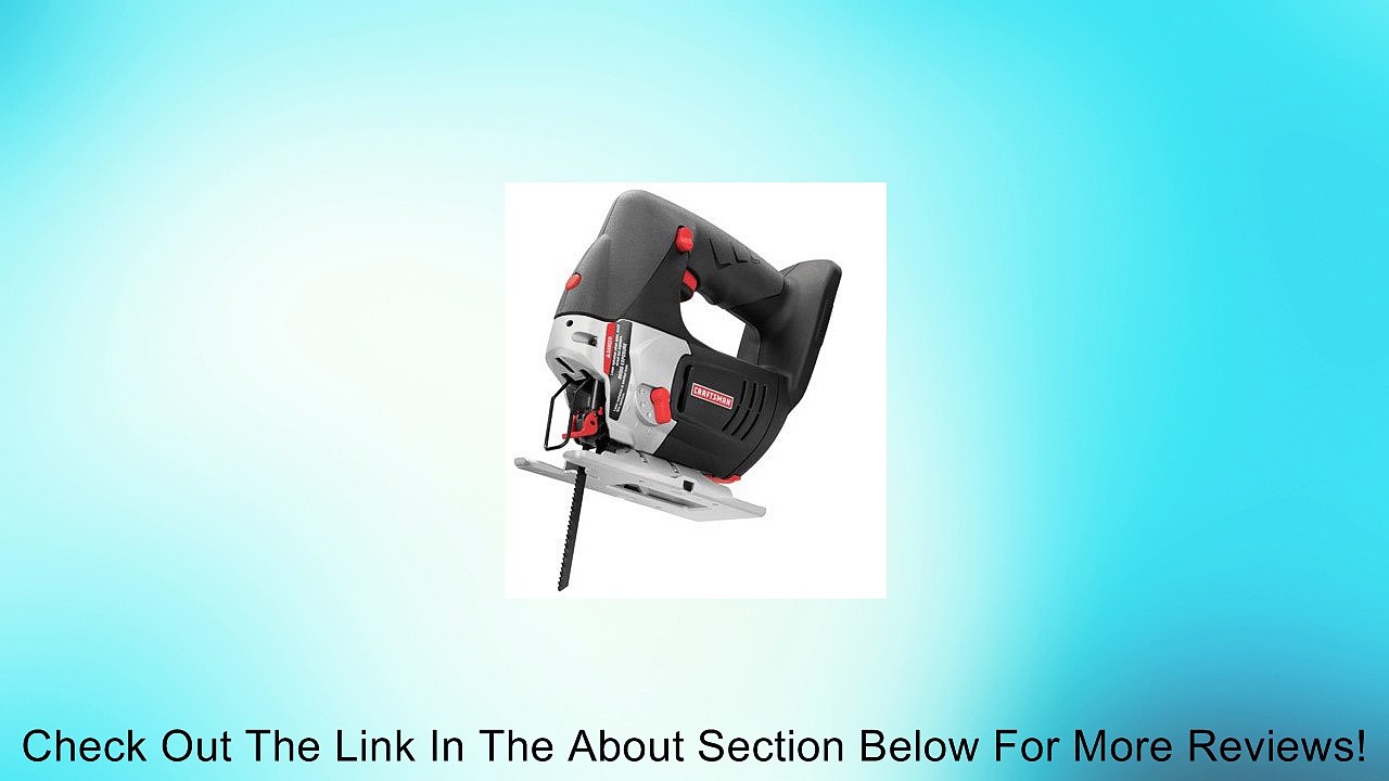 CRAFTSMAN C3 JIG SAW WITH LASER TRAC - 00911569 Review