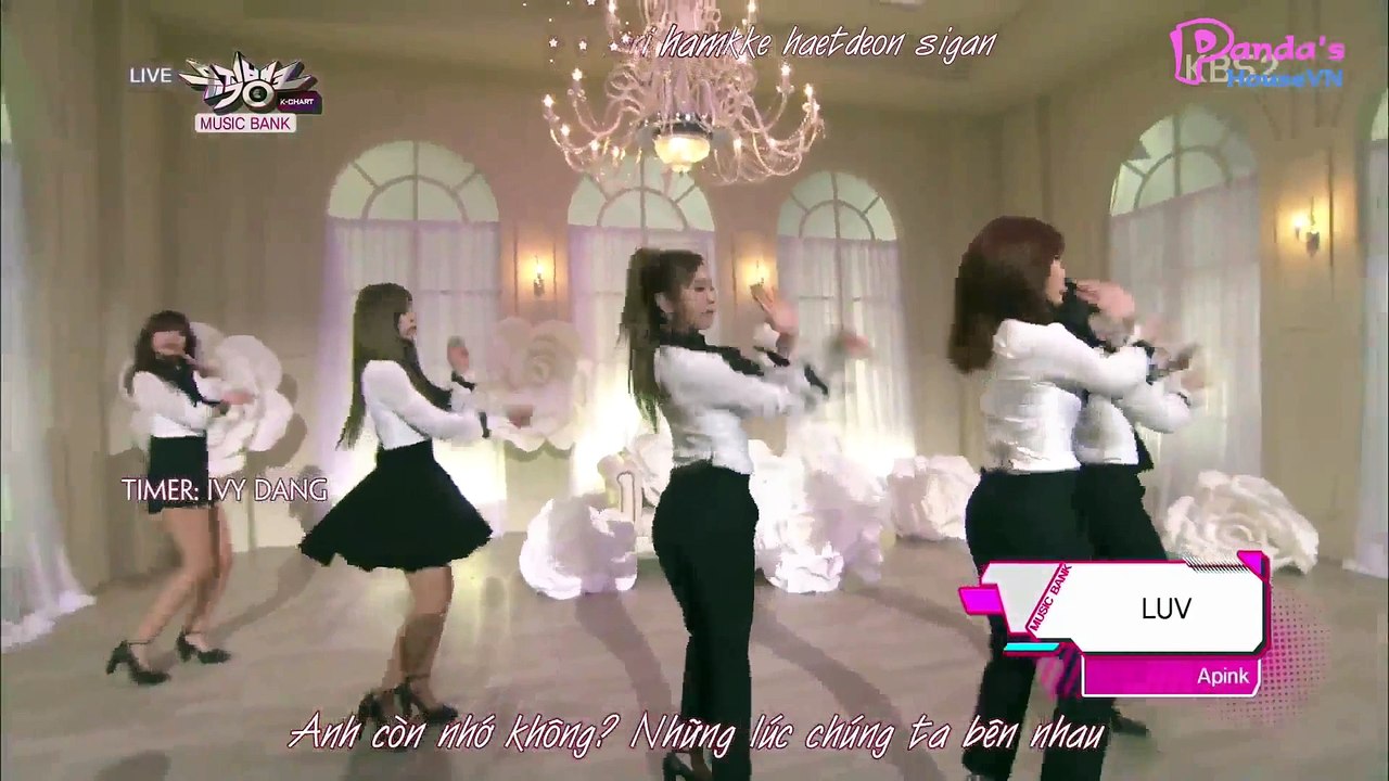 [Panda's HouseVN][Vietsub] LUV - Apink (Live Stage)