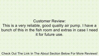 Supreme-Hydroponics 40514 Low Volume Air Pump, 4-watt Review
