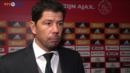 Van de Looi: Tweede helft in de ArenA was onze beste helft van het seizoen - RTV Noord
