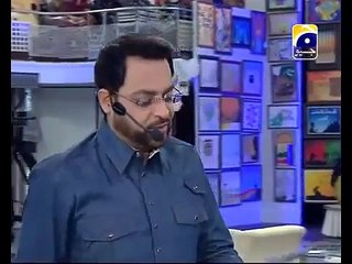28th Iftari Iftar Aamir ke sat Part 2 in Amaan Ramazan with Aamir Liaquat 1434h 7 8 2013 002