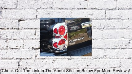 312D Dodge Durango 2004-2010 Tail light Insert Cover Accents (ABS Chrome) Review