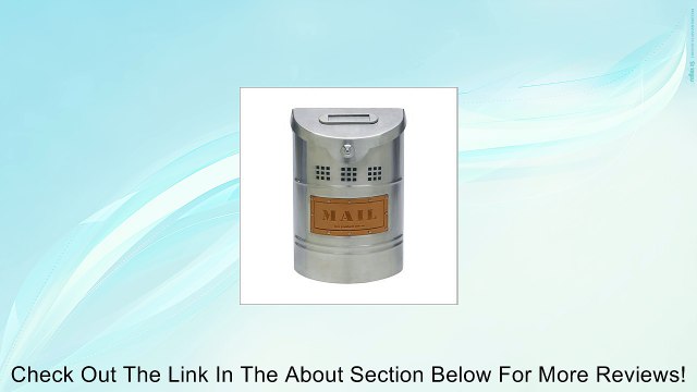 Stainless Steel Wall Mailbox 8 X 11Inch (Stainless Steel) (8 H x 13 W x 3.5 D) Review