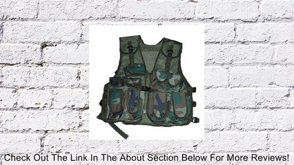 Kids Army Camouflage Assault Vest - Fits Ages 5-13 Yrs Review