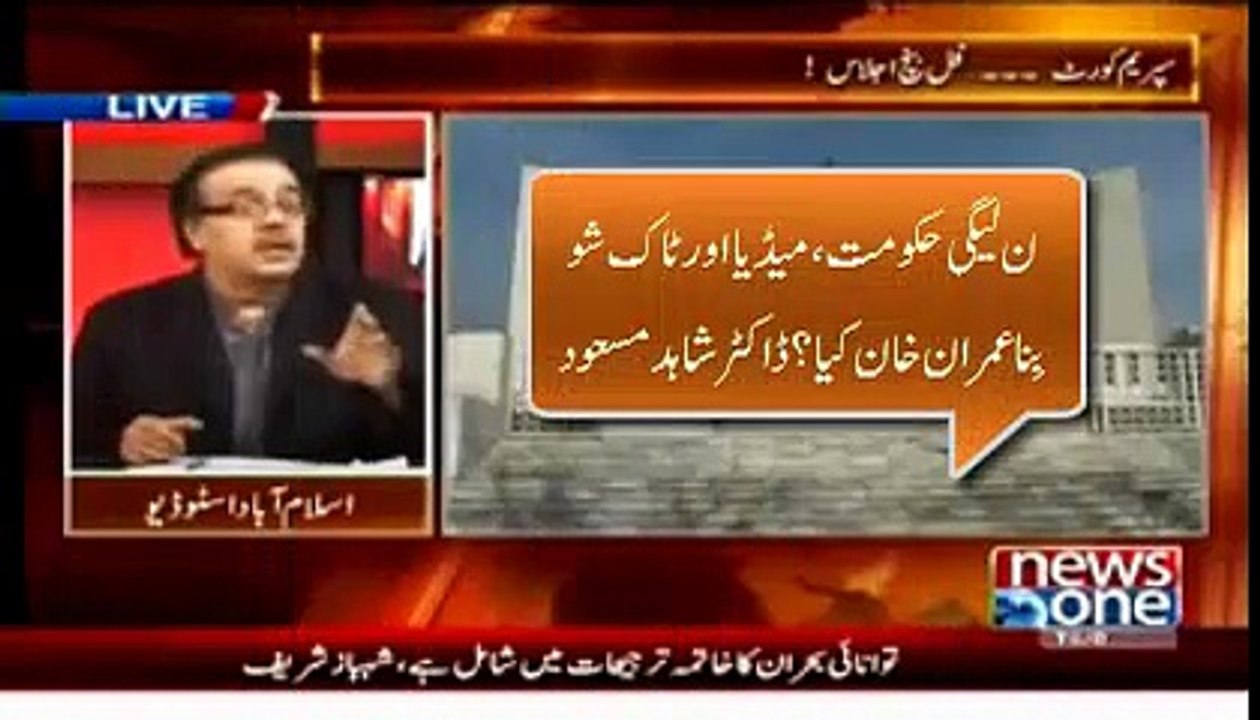 Govt Of PMLN, Media and Talk Shows Without ImranKhan? Dr. Shahid Masood