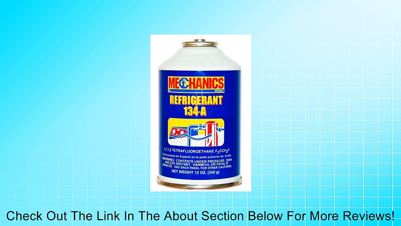 Automotive R134A REFRIGERANT 12 oz Can for Mobile A/C Systems Review