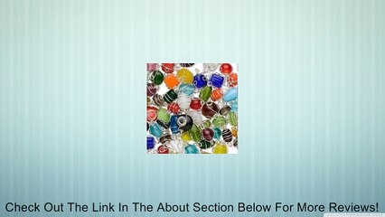 下载视频: Silver-plated wire-wrapped glass multicolored handmade mixed shape beads 7x4mm-14x11mm -Sold per pkg of 15 beads Review