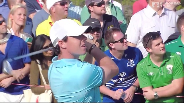 Le golfeur Rory McIlroys réussit un Hole-in-one à Abu Dhabi! Son premier Ace...