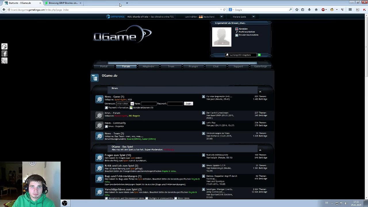OGame.de-FanArt Stream #4 - Photoshop