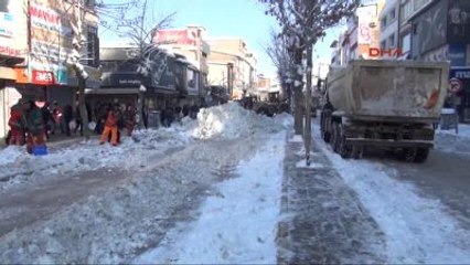 Van'da Kar Yolları Kapattı