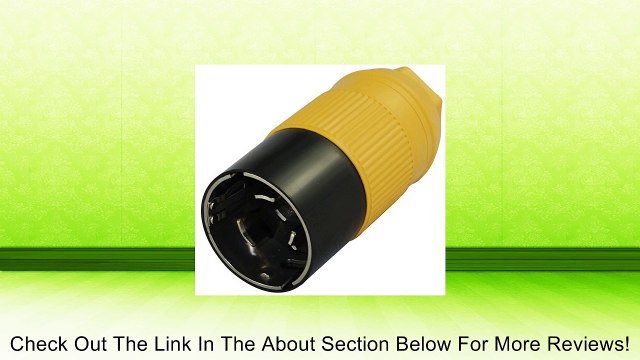 Conntek 50A 125V SS1-50P 3 Wires Connection Marine Shore Power Male Locking Plug Review