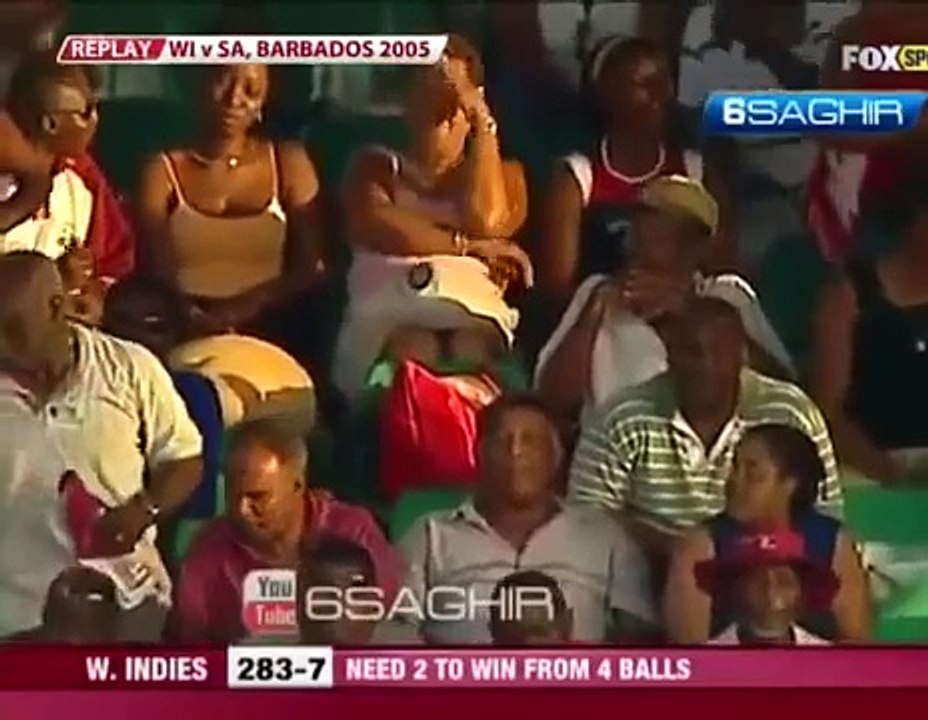best win of a cricket match ever in the final over.