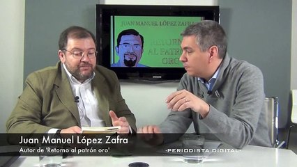Juan Manuel López Zafra, autor de 'Retorno al patrón oro'. 16-1-2015