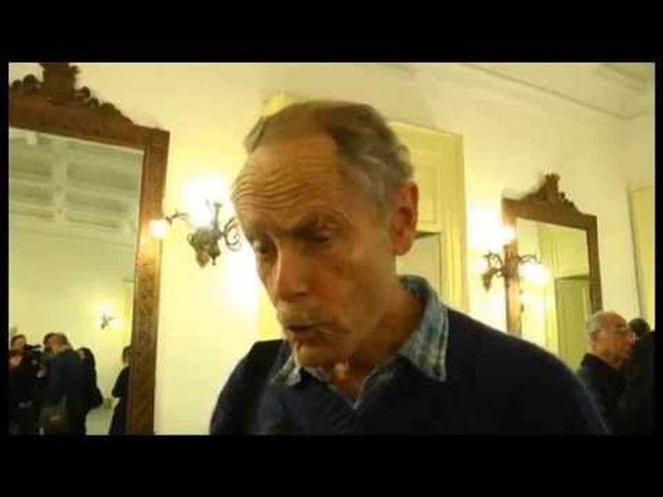 Napoli - Il successore di Napolitano, Erri De Luca: "Papa Francesco" (16.01.15)