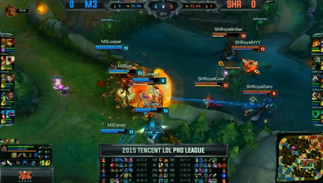 Très gros ulti' de Gnar en LPL par SHRC Cola - League of legends