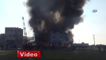 Geri Dönüşüm Firmasında Korkutan Yangın
