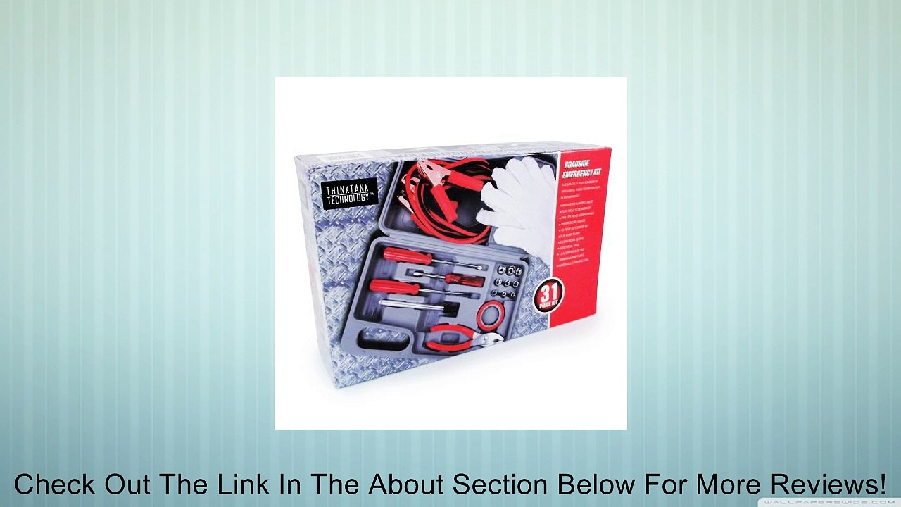 31pc Roadside Car Auto Emergency Tool Kit Review