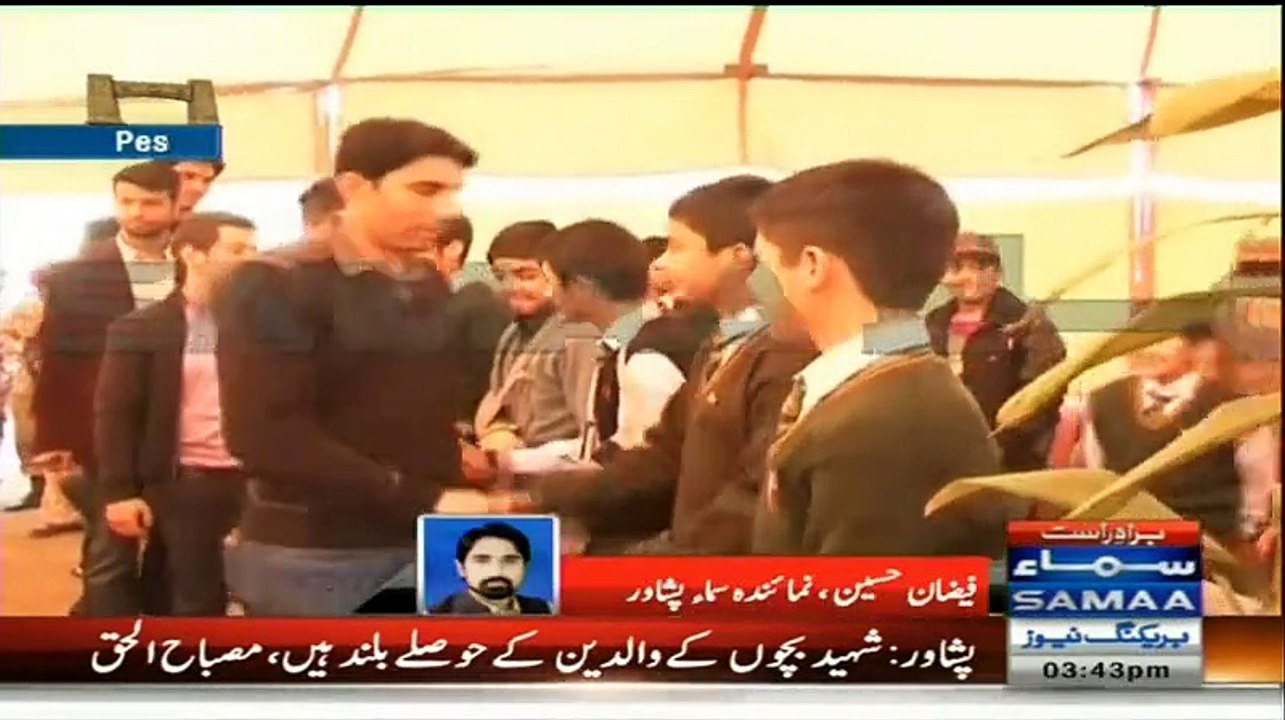 Pakistani Cricketers Visited APS Students - 17th January 2015
