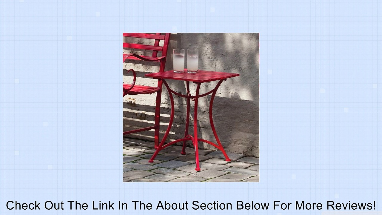 Red Metal Side Table Review