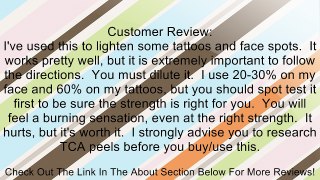 BetterComplexions (2 Bottles) 100% TCA Tattoo Removal, TCA Peel, Chemical Peel, 100% Strength TCA Review
