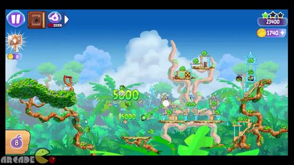 Angry Birds Stella -  New Golden Map Walkthrough Part 23