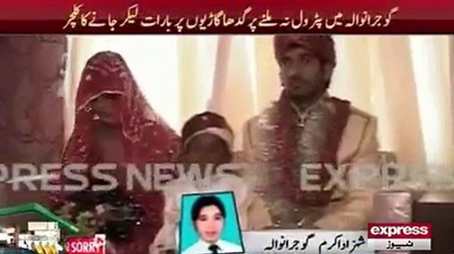 Shortage of Petrol - Baarat on Donkey Carts