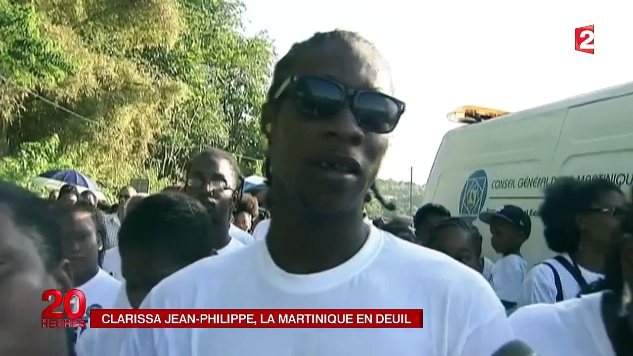 Dernier adieu à Clarissa Jean-Philippe en Martinique