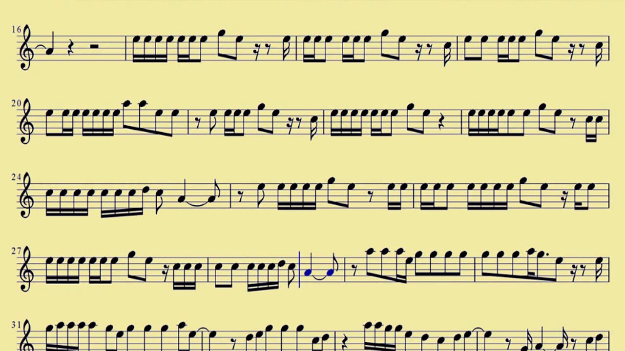 [ Baritone Sax ] Just Cant Get Enough - Black Eyed Peas