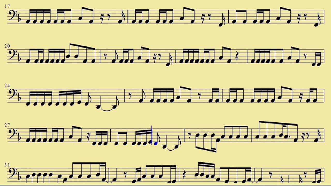 [ Bb Tuba ] Just Cant Get Enough - Black Eyed Peas