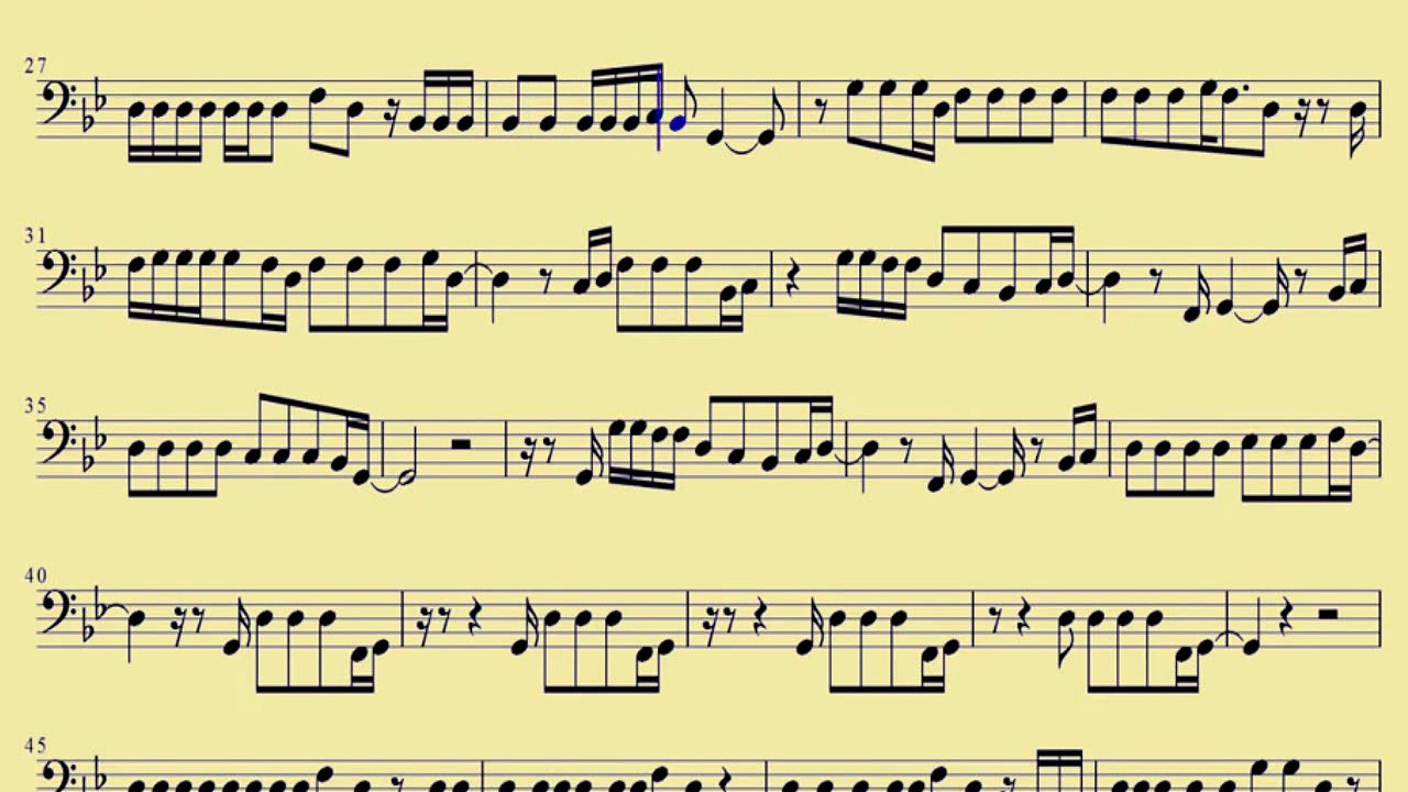 [ F Tuba ] Just Cant Get Enough - Black Eyed Peas