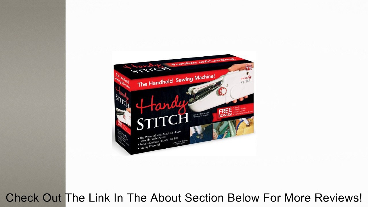 Handy Stitch Mechanical Sewing Machine with Bonus Thread + Needles Review