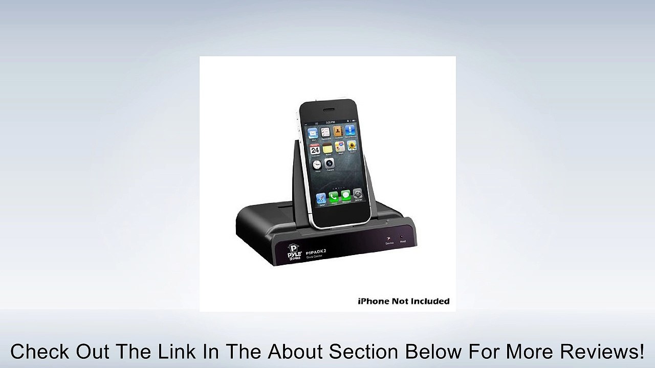 Pyle PIPADK2 Universal iPod/iPad/iPhone Docking Station for Audio and Video Output Charging Sync with iTunes and Remote Control Review