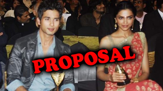 Shahid Kapoor PROPOSED To Deepika Padukone