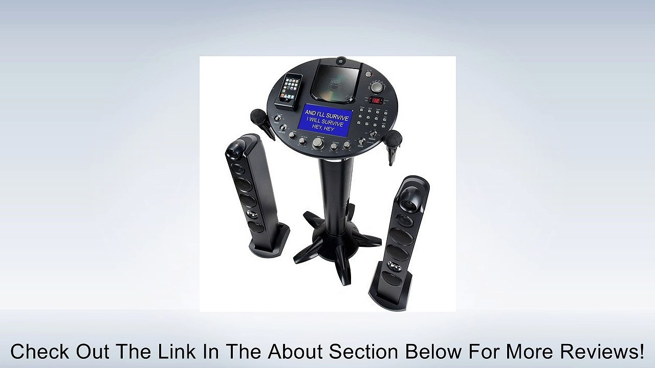 The Singing Machine iSM1028X Pedestal CDG Karaoke System with 7 inch Monitor and iPod Dock Review