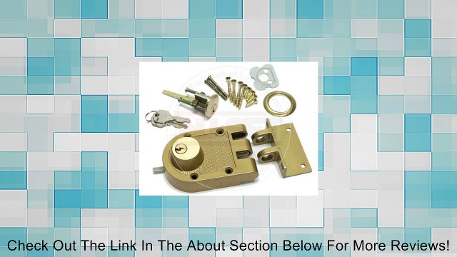 NU-SET 2125-3 Jimmy Proof Style Inter Locking Deadbolt Lock with Double Cylinder, Bronze Review