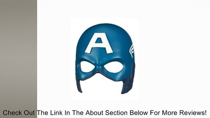 Marvel Avengers Movie Roleplay Hero Mask Captain America Review
