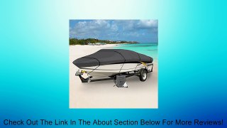 GRAY HEAVY DUTY WATERPROOF MOORING BOAT COVER FITS LENGTH 14' 15' 16' SUPERIOR TRAILERABLE BOAT COVERS 600 DENIER V-HULL FISHING ALUMINUM SKI BOAT RUNABOUT PRO BASS INBOARD OUTBOARD BOAT COVERS Review