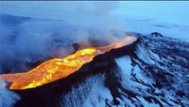 Les coulées de lave du volcan Bardarbunga vues du ciel
