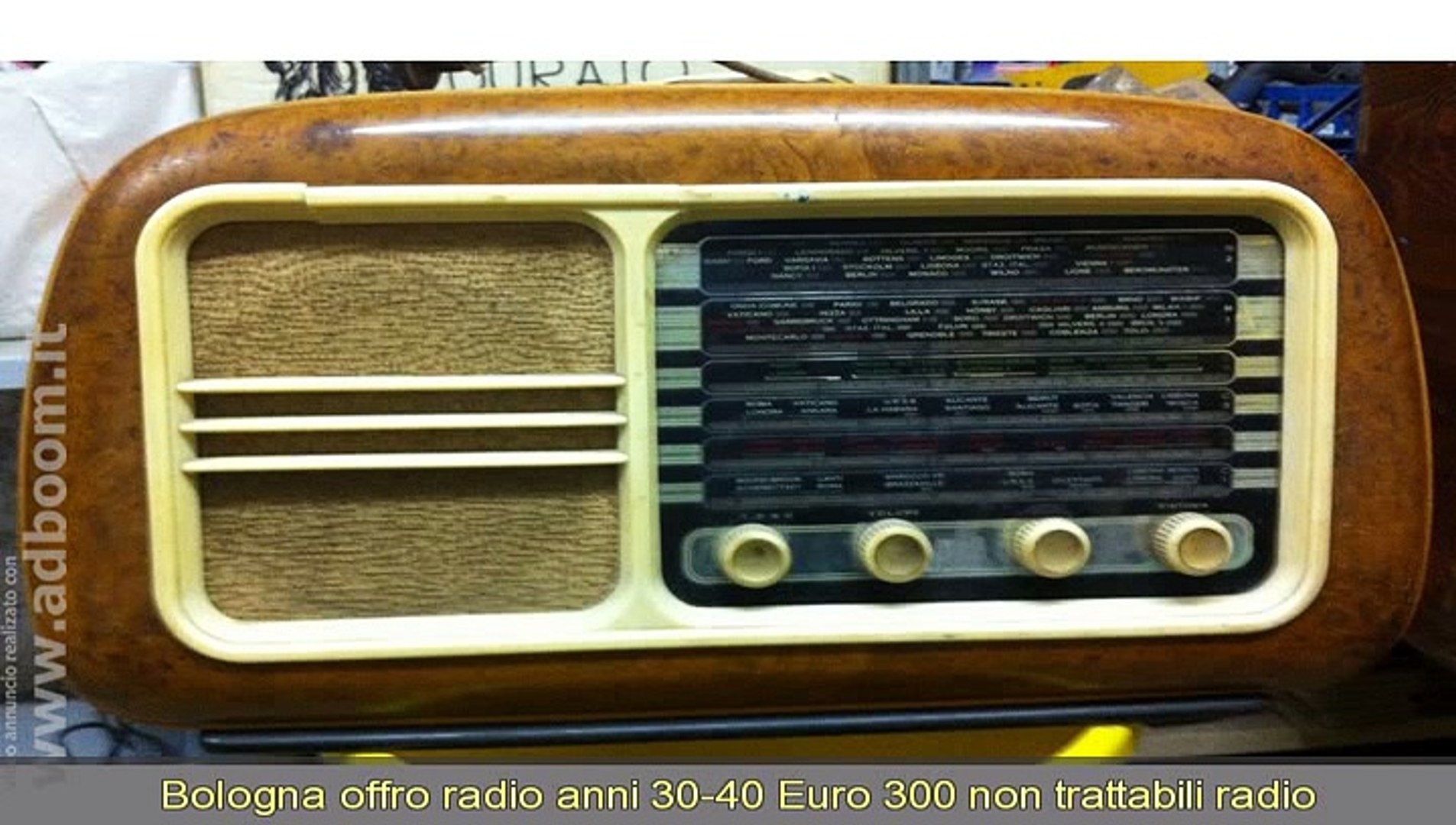 BOLOGNA, RADIO ANNI 30-40 EURO 300 - Video Dailymotion