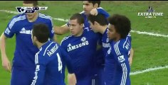 SWANSEA CITY 0-4 CHELSEA HT Oscar 17-01-2015