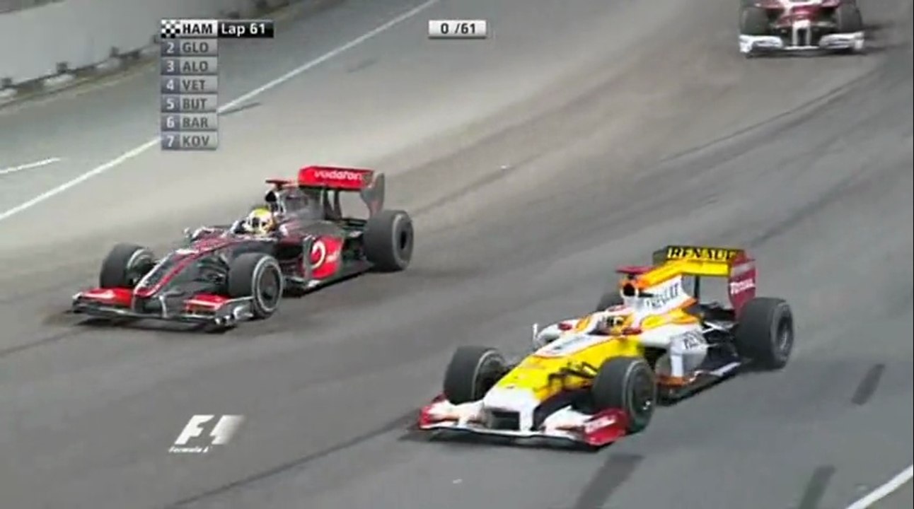F1 - Singapore Grand Prix 2009 - BBC - Part 3