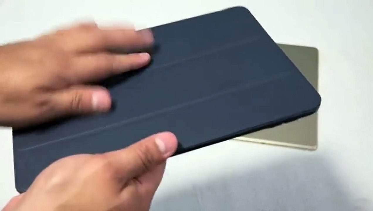 iPad Air 2 Leather Smart Case (Midnight Blue) Unboxing! [HD]