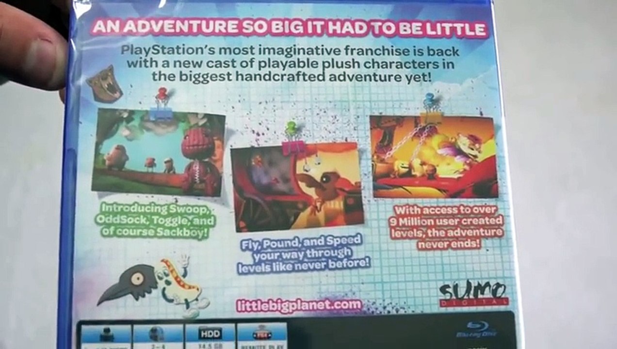 Little Big Planet 3 (PS4) EARLY Unboxing! [HD]